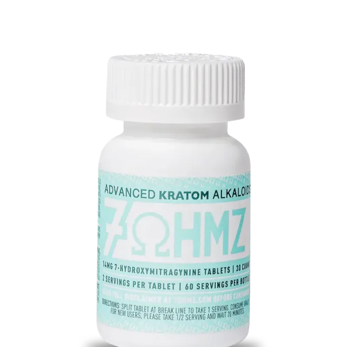 7OHMZ Kratom 7-hydroxymitragynine Extract Tablets 14mg