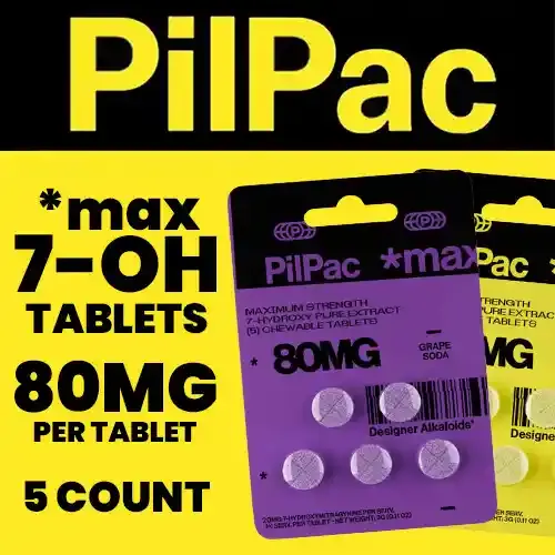 PilPac - Maximum Strength 7OH Tablets - 80mg Each, 5ct
