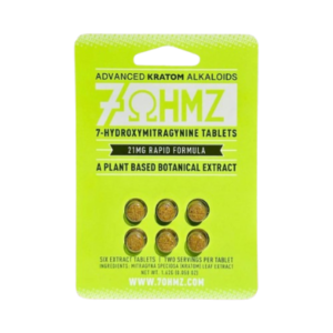 7OHMZ 7-hydroxymitragynine Rapid Formula Tablets 21mg