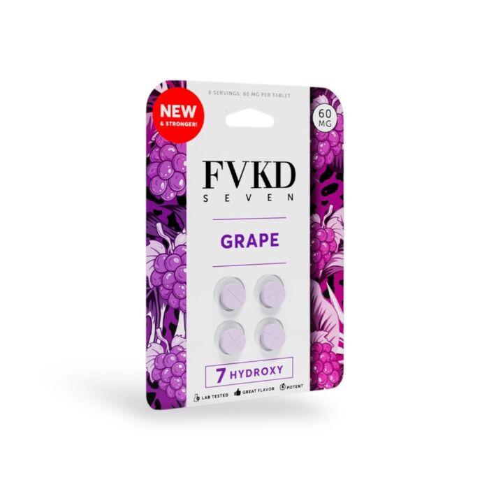 FVKD Seven 7 Hydroxy Tablets Grape 60mg Per Tablet