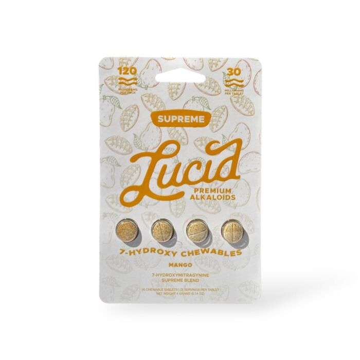 Lucid Supreme 7-OH Chewables Tablets Mango 30mg Per Tablet