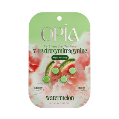 Opia 7-OH High Potency Chewable Tablets Watermelon 30mg