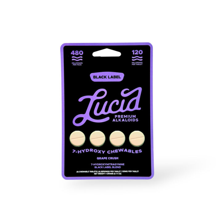 Lucid Black Label 7 Hydroxy Chewable Tablets 120mg Per Tablet