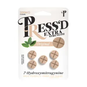 Press’d Extra Strength 7-OH Tablets