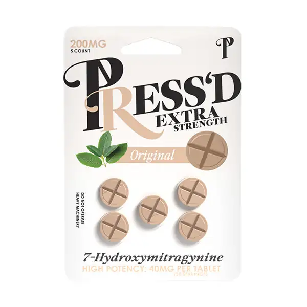 Press’d Extra Strength 7-OH Tablets